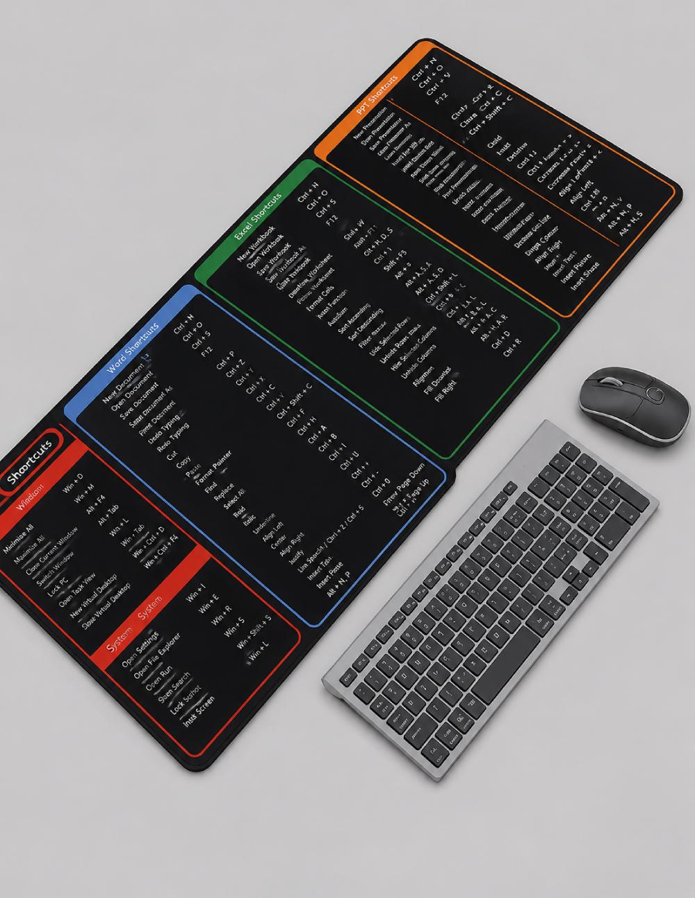 Mouse Pad with MS Office Short Cuts