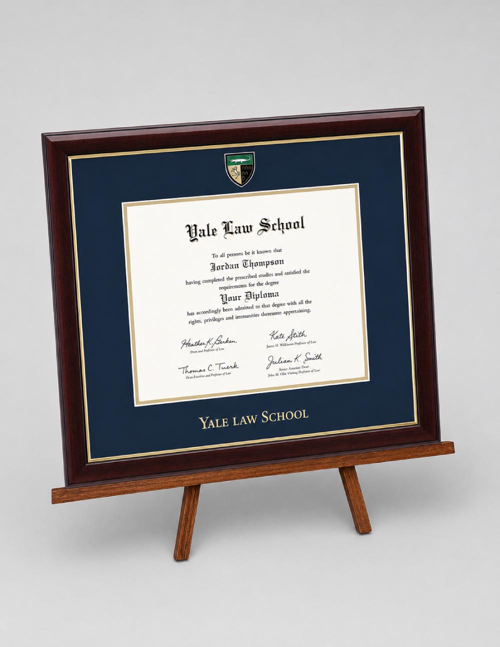 Certificate with Wooden Frame Ezel