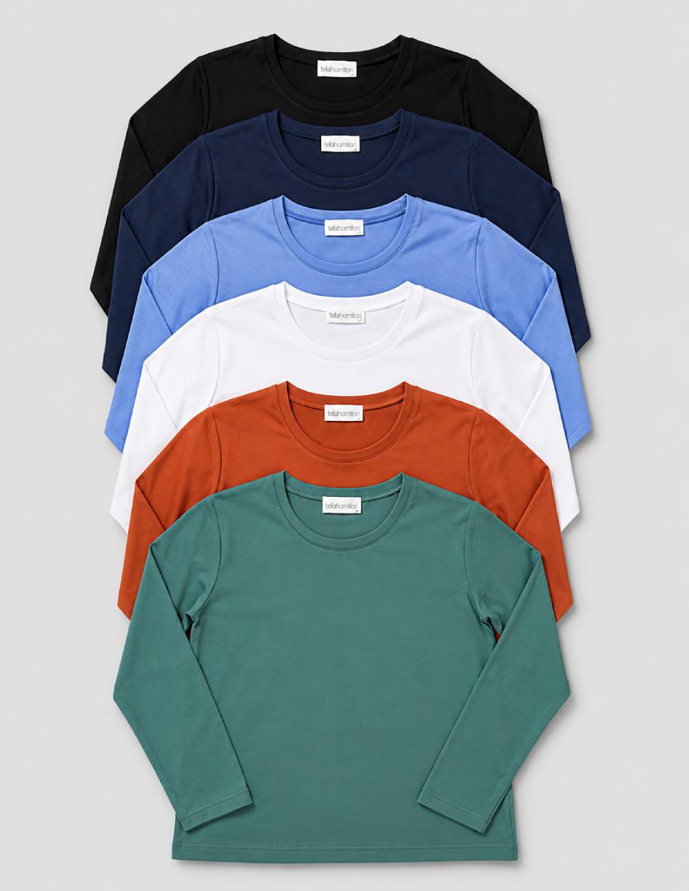 Full Sleeve Cotton Round Neck Tshirt