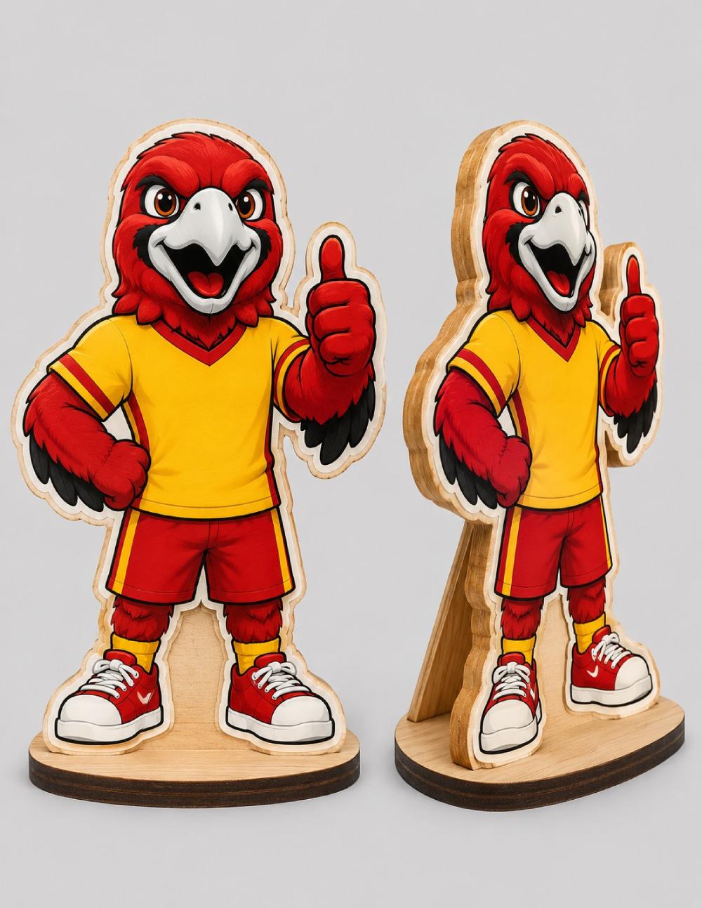 Mascot Wooden Desk Stand 7