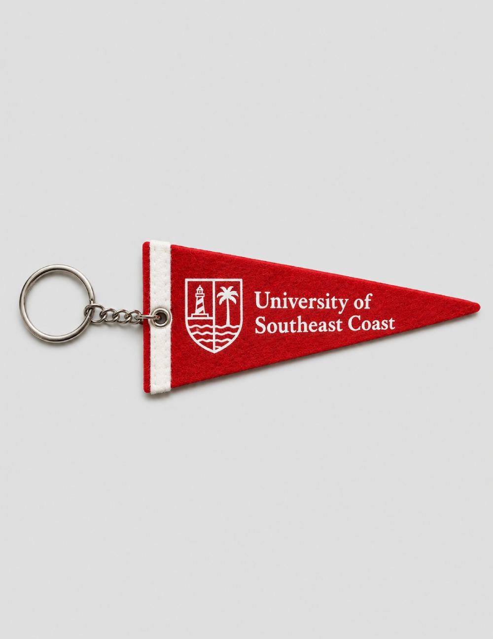 Pennant Flag Keychain 4_ x 1.5
