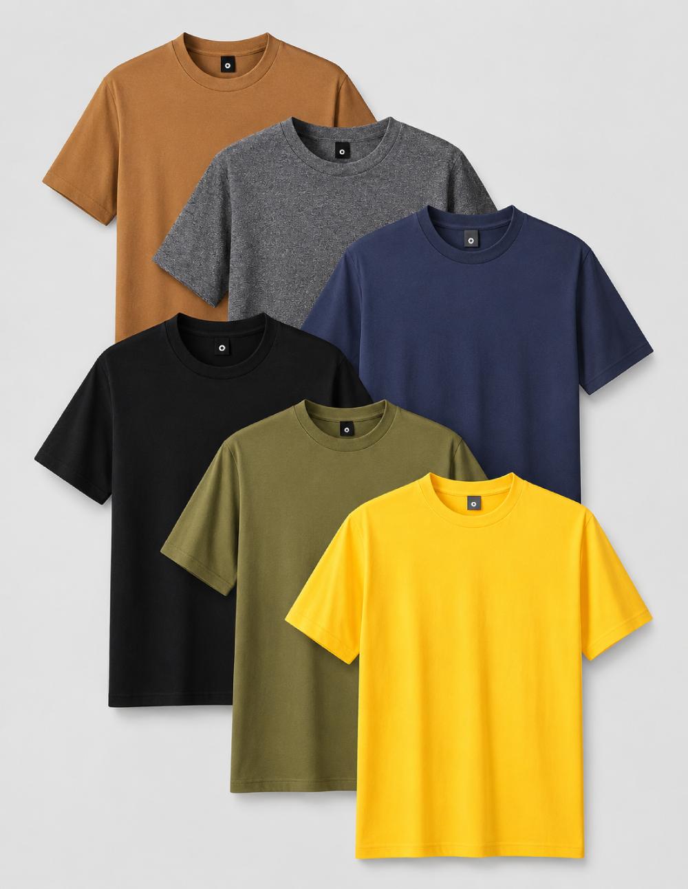 Round Neck  Tshirt 100% Organic Cotton