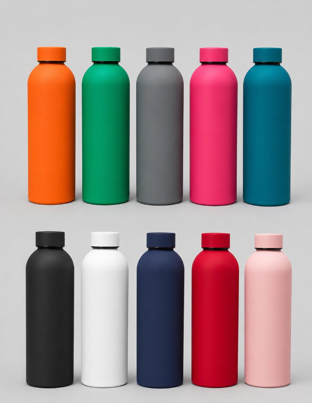 Soft Touch Steel Vaccum Bottle