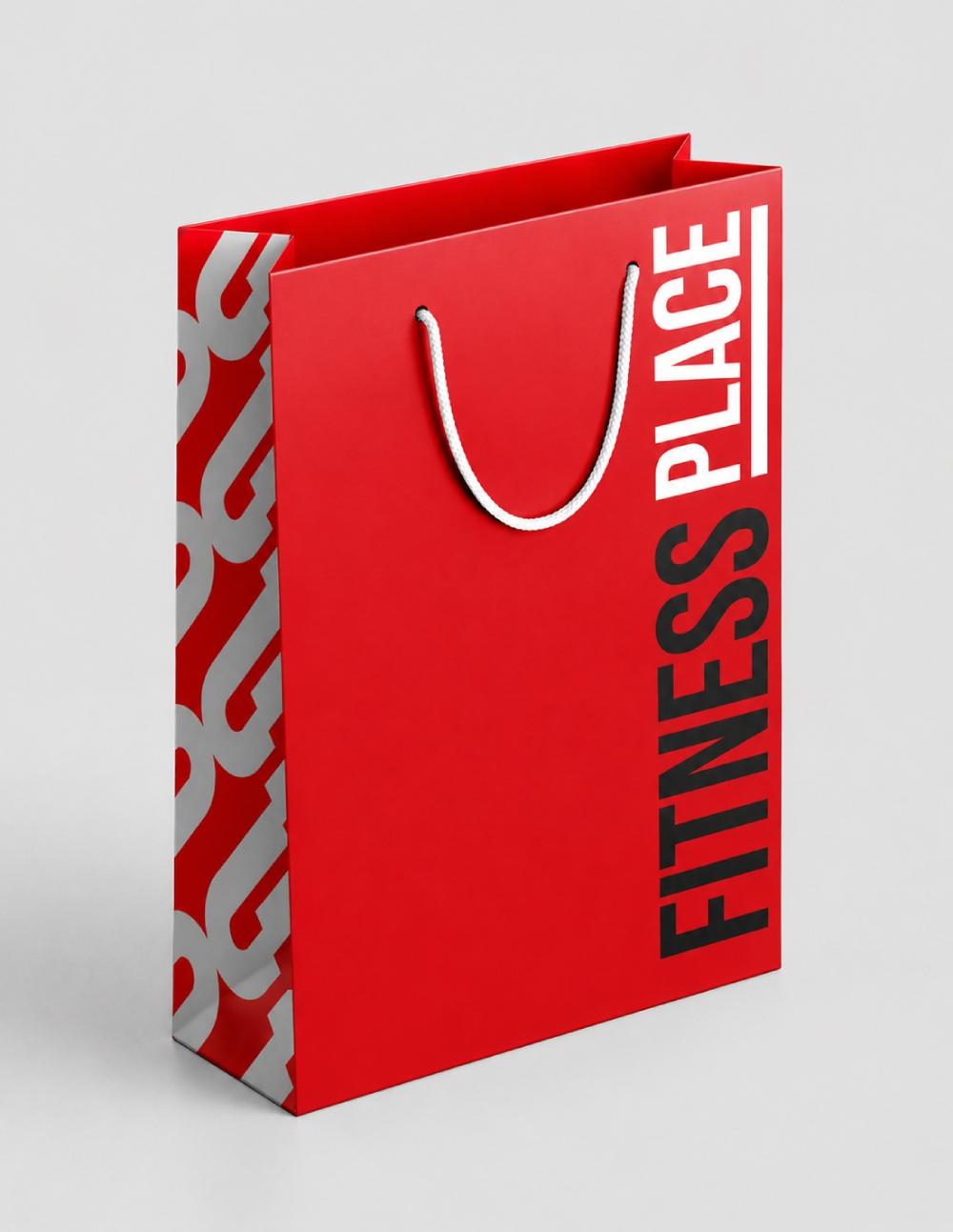 Vertical Box Paper Bag
